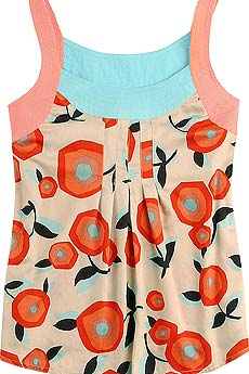 Kaleidoscope floral print top