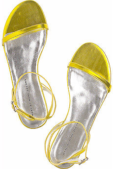 Marc by Marc Jacobs Metallic flat sandals