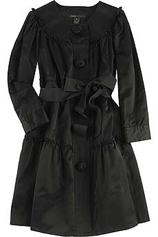 Sateen Tiered Coat