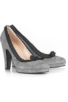 Marc by Marc Jacobs Suede platform pumps