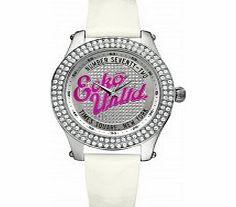 Marc Ecko Midsize Rollie Silver White Watch