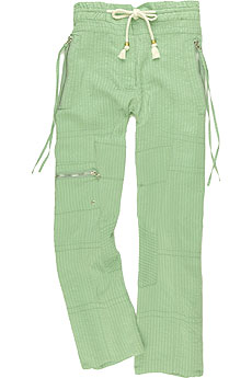 Marc Jacobs Pucker stripe silk cropped pants