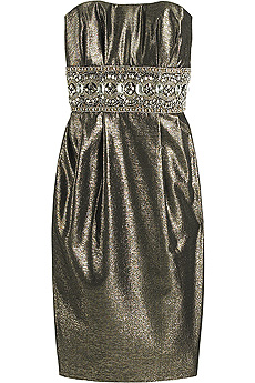 Strapless cocktail dress