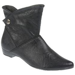 Female MTZ2501121SS Textile Lining Comfort Ankle Boots in Black