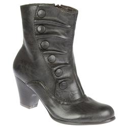 Female MTZ2536921SS Textile Lining Comfort Ankle Boots in Black, Dark Brown