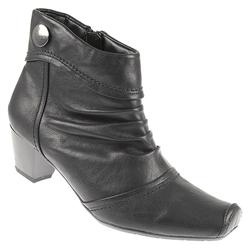 Female Wen25342-23 Textile Lining Comfort Ankle Boots in Black, Brown