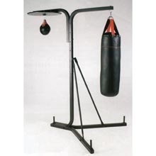 boxing stand with speedball
