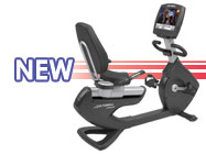 Marcy Life Fitness Platinum Recumbent Bike with Engage