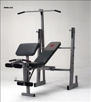 Mwb345 Standard Bench With Preacher Curl