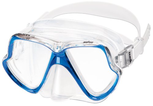 - Wahoo Scuba Diving / Snorkelling Mask + Mask Box - Blue