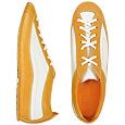 Mariano Napoli White and Camel Casual Leather Sneaker Shoes
