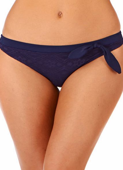 Marie Meili Womens Marie Meili Alabama Bikini Bottom - Blue