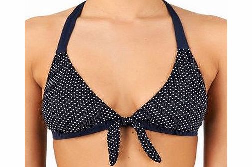 Marie Meili Womens Marie Meili Miami Dot Halter Bikini Top