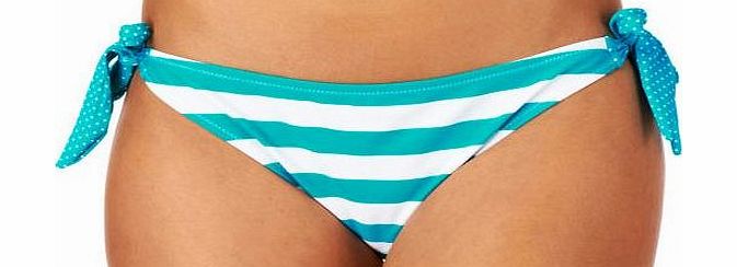 Marie Meili Womens Marie Meili Rio Stripe Tie Side Bikini
