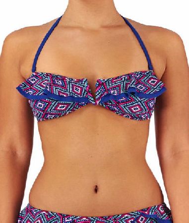 Marie Meili Womens Marie Meili Texas Bandeau Bikini Top -