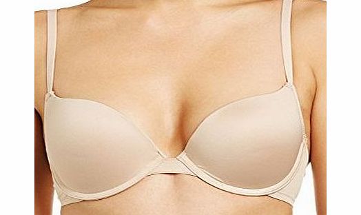 Marie Meili Womens Presence Push-Up Everyday Bra, Beige (Tan), 34B