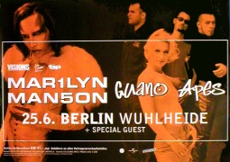 MANSON Live Berlin Music Poster