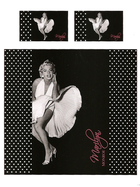 Marilyn Monroe Double Duvet Cover and