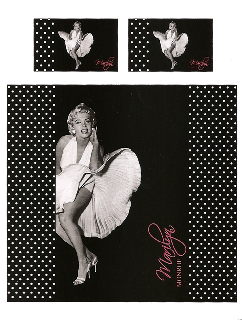 Marilyn Monroe King Duvet Cover and Pillowcases