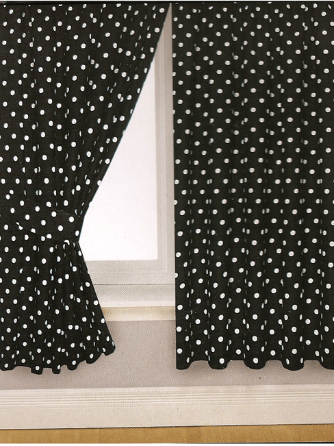 Polka-Dot 66 x 72` Curtains