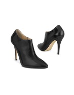Mario Bologna Black Patent Leather Booties