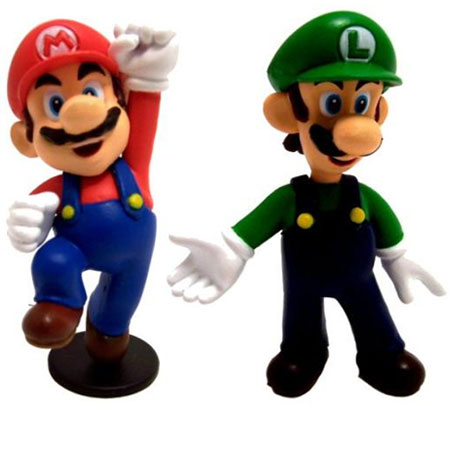 Mario Nintendo Super Mario Mini Figures - Mario And