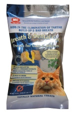 Mark Chappell Ltd Mark and Chappell Cat Breath and Dental Treats 50g