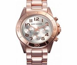 Mark Maddox Ladies Pink Gold Chronograph