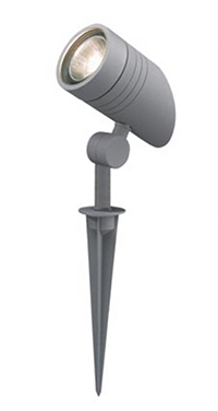 Mark Slojd Garden Light Chrissline Short Spot Light In Silver/grey