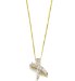 Marks and Spencer 9CT Gold Kiss Pendant Necklace