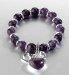 Marks and Spencer Amethyst Beads Stretch Bracelet