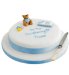 Marks and Spencer Blue Christening Cake (25 portions)