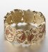 Gold Plated Art Nouveau Stretch Bracelet