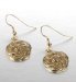 Gold Plated Floral Drop Earrings