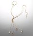 Marks and Spencer Gold Plated Snowball Tassel Necklace