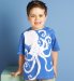 Marks and Spencer Pure Cotton Crew Neck Octopus T-Shirt