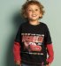 Marks and Spencer Pure Cotton Mock Layer Lightning McQueen T-Shirt