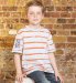 Marks and Spencer Pure Cotton Shark Stripe T-Shirt