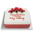 Marks and Spencer Red Classic Rose Cake