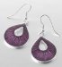 Silver Plated Rameses Abalone Earrings