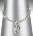 Marks and Spencer Silver Plated Ripple Heart Pendant Necklace