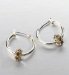 Marks and Spencers Gold Plated Glint Hoop Earrings