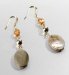 Gold Plated Shell Drop Earrings