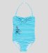 Marks and Spencers Older Girls Applique Stripe Swimsuit