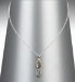 Marks and Spencers Sterling Silver Inset Shell Necklace