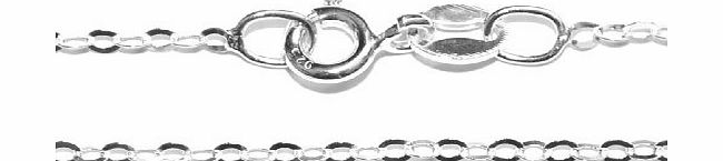 Markylis 24inch Sterling Silver Trace Chain (1mm guage)