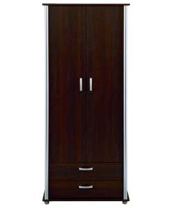marlin 2 Door 2 Drawer Robe - Wenge