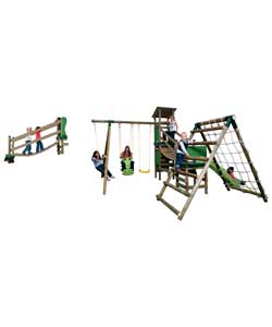 Marlow Climb n Slide Swing Set Playcentre