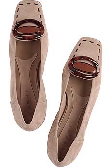 Marni Buckle Suede Shoes