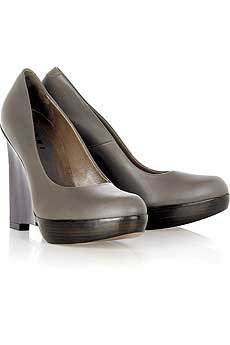 Marni Leather platform pumps